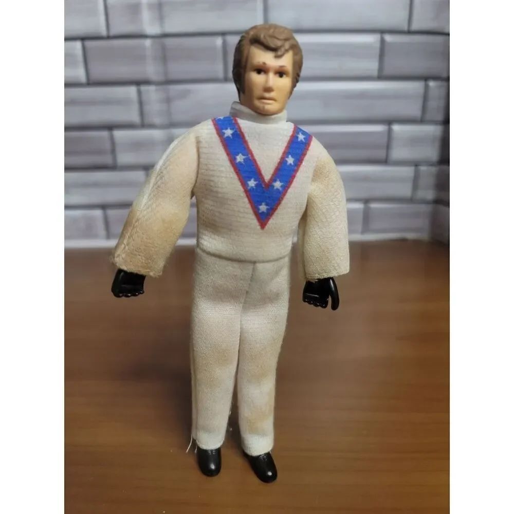 1993 Playing Mantis Evel Knievel Flexible Action Figure #A46